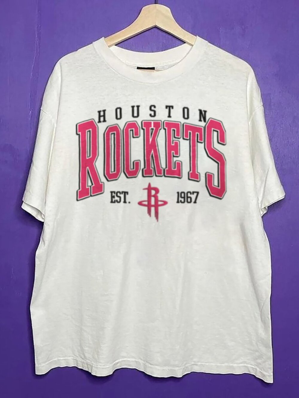 Vintage 1967 Houston Rocket Basketball Shirt, NBA Houston Rocket Men Women Shirt